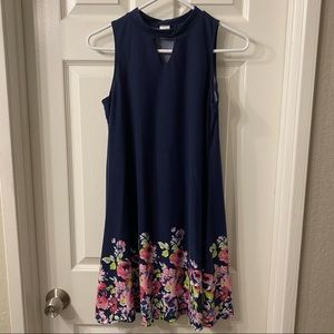 Cute big kid dress with bottom floral